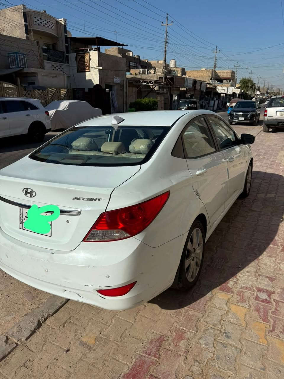 السلام عليكم ..
للبيع اكسنت 2012  خليجي فول مواصفات مكينه كير مكفول 
محرك 1600
ماشيه 130 الف 
رقم بغداد 
فتحه بالسقف 
كامره خلفيه 
اشاير بالمري 
شاشه ايباد 
تايرات جدد 
5 ويل كمب
منظومة تبريد جديد// السعر90$ وبيها مجال  باسمي سياره 
السياره موجوده بغداد .. 
***********
