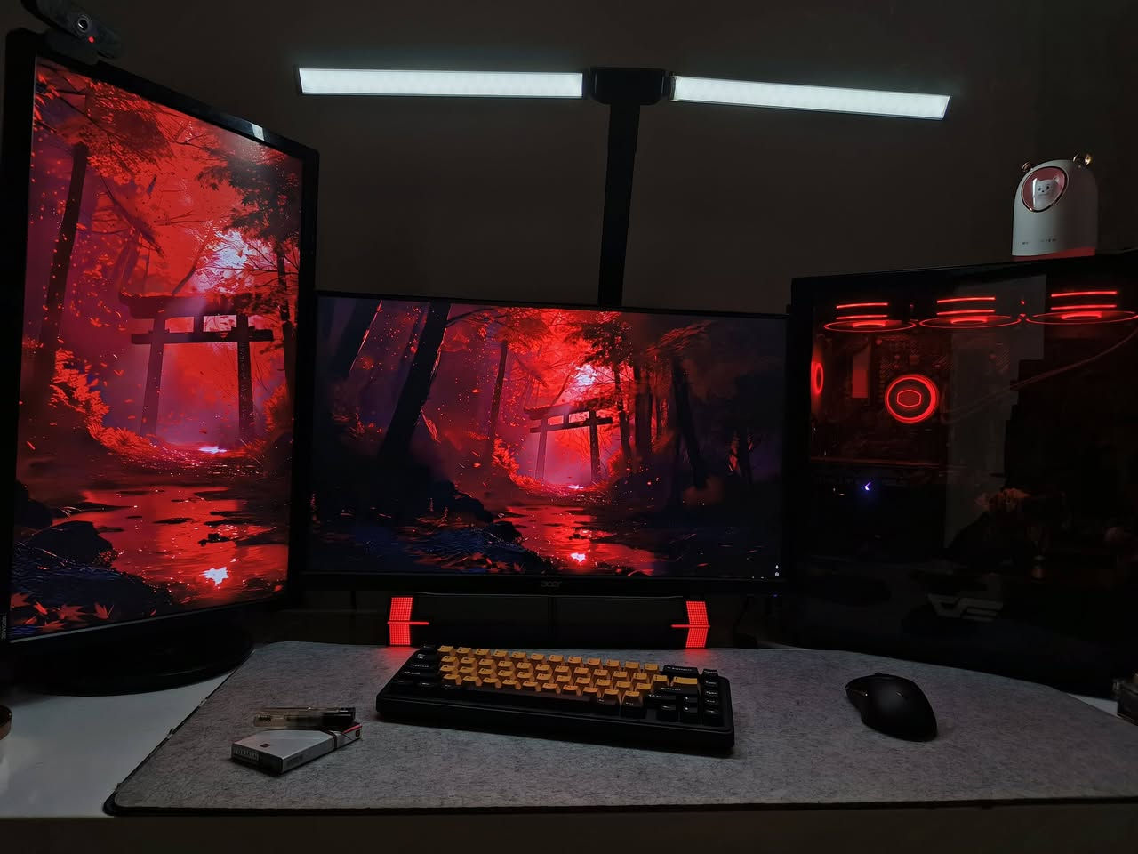 السلام عليكم شباب pc للبيع وهاي مواصفاته 
GPU:RTX 3060 
‎CPU: R5 5500
‎MB:ASUS PRIME B450 AII
‎RAM: 2×8 3200 BULLET
‎M.2:256g
‎SSD:1TB
‎HDD:1TB
‎POWER:AZZA 550W BRONZ
‎COOLER: 360 coolermaster
السعر : 800 الف 
التواصل واتساب لان مامتواجد فيسبوك ***********
