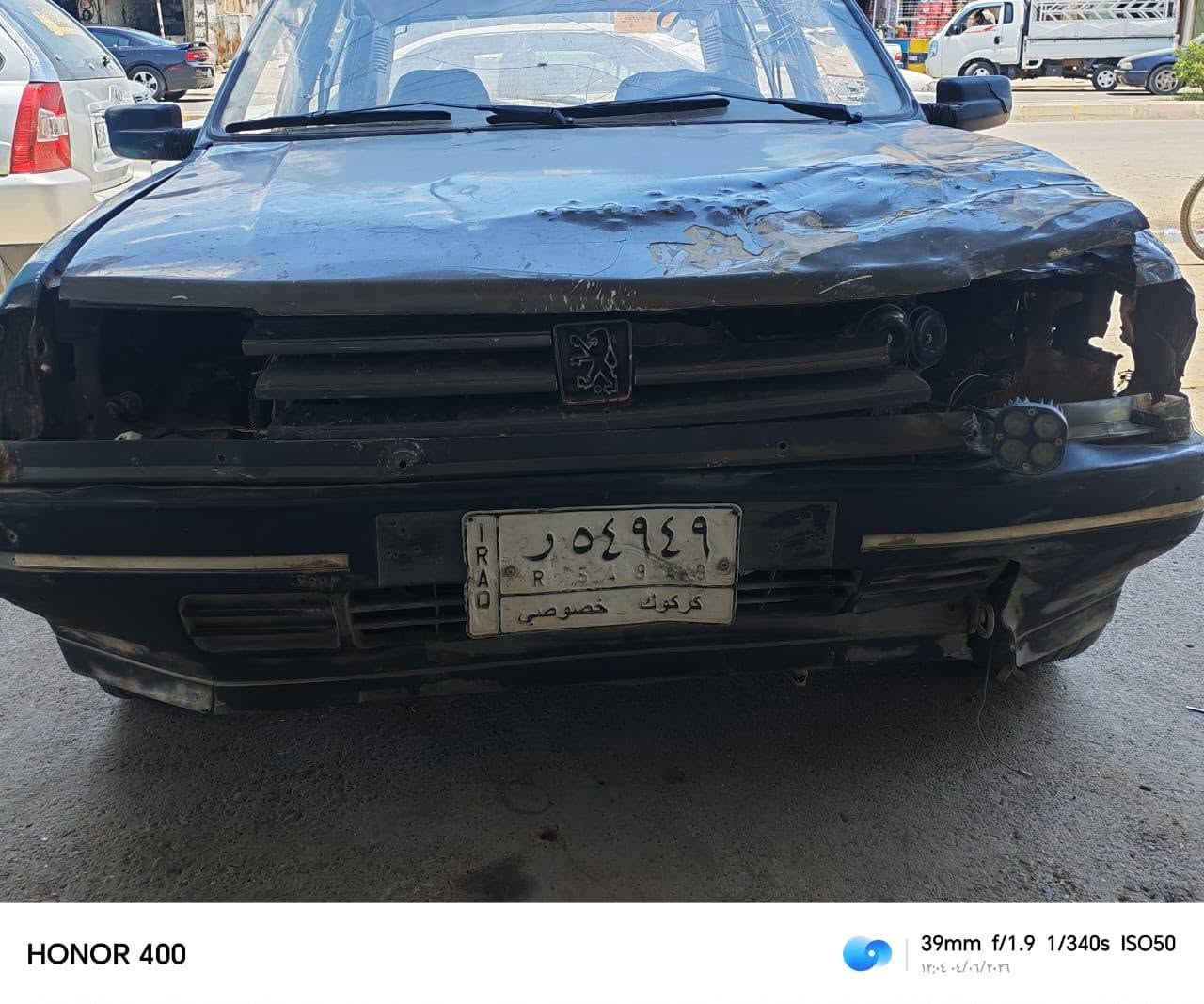 السلام عليكم
سياره للبيع بيجو 309
تحتاج ترتيب شي غليل
السعر مليون و بي مجال
شي غليل 
***********
