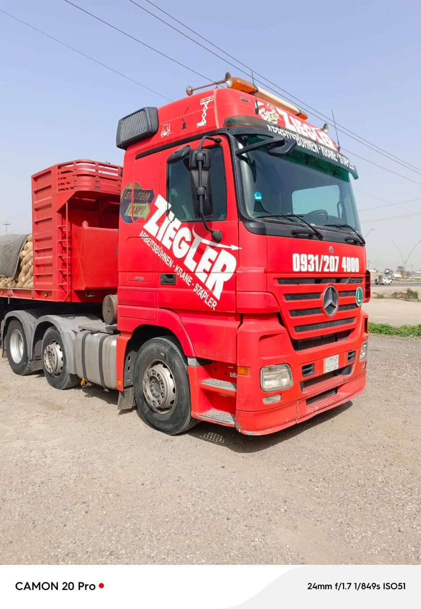 سلام عليكم اكتروز موديل 2008  حجم المحرك 2548 سنكل أمامي بلادي مع عربانة حدادية 4 دنكير مكفولة كفالة عامة الرقم ديالى
العنوان ديالى جديدة الشط 
للاستفسار الاتصال على الرقم ***********
