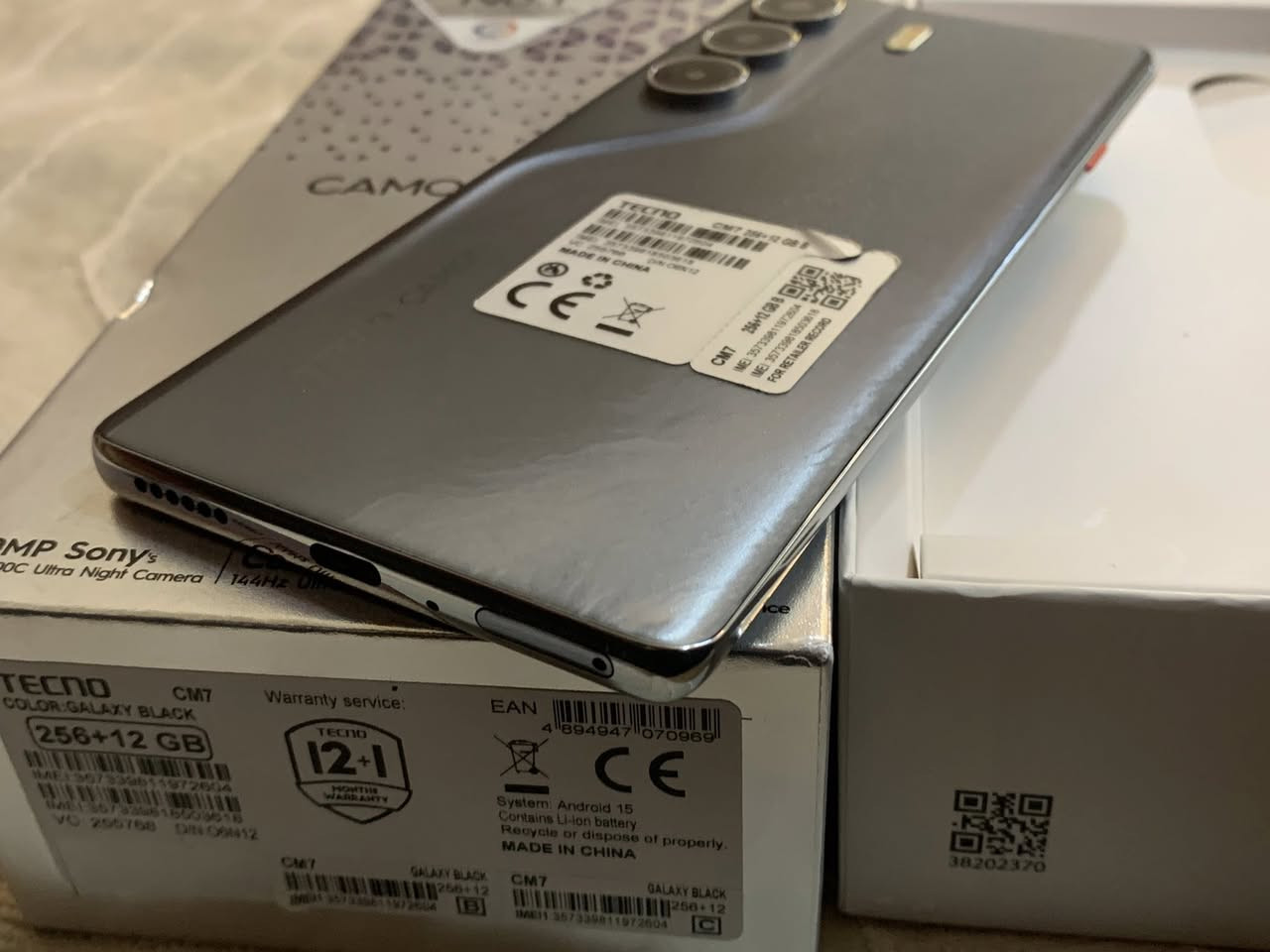 سلام عليكم بيع فقط
تكنو Camon 40 Pro 5G جديد جديد كلش
ذاكره 256 و الرام 12+12 يعني 24
شاشه 144 هرتز و ألعاب 120fps
ملحقات باكيت فقط
جهاز جديد كلش شخط ما مشخوط بعده بلزكات الشركه مستعمل قليل جداً 
السعر 275 ألف  مجال حك جيه فقط/ 
علماً الجديد صار ب420 ألف
مكاني بغداد العامريه
للاتصال فقط *********** 
واتساب أو اتصال 
بيع فقط و أي توصيل ما عندي للأسف الشراي هوا يجي و بعيوني
