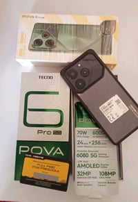 تكنو بوفا ٦ برو ٥جي • استخدام قليل • ملحقاته كاملة