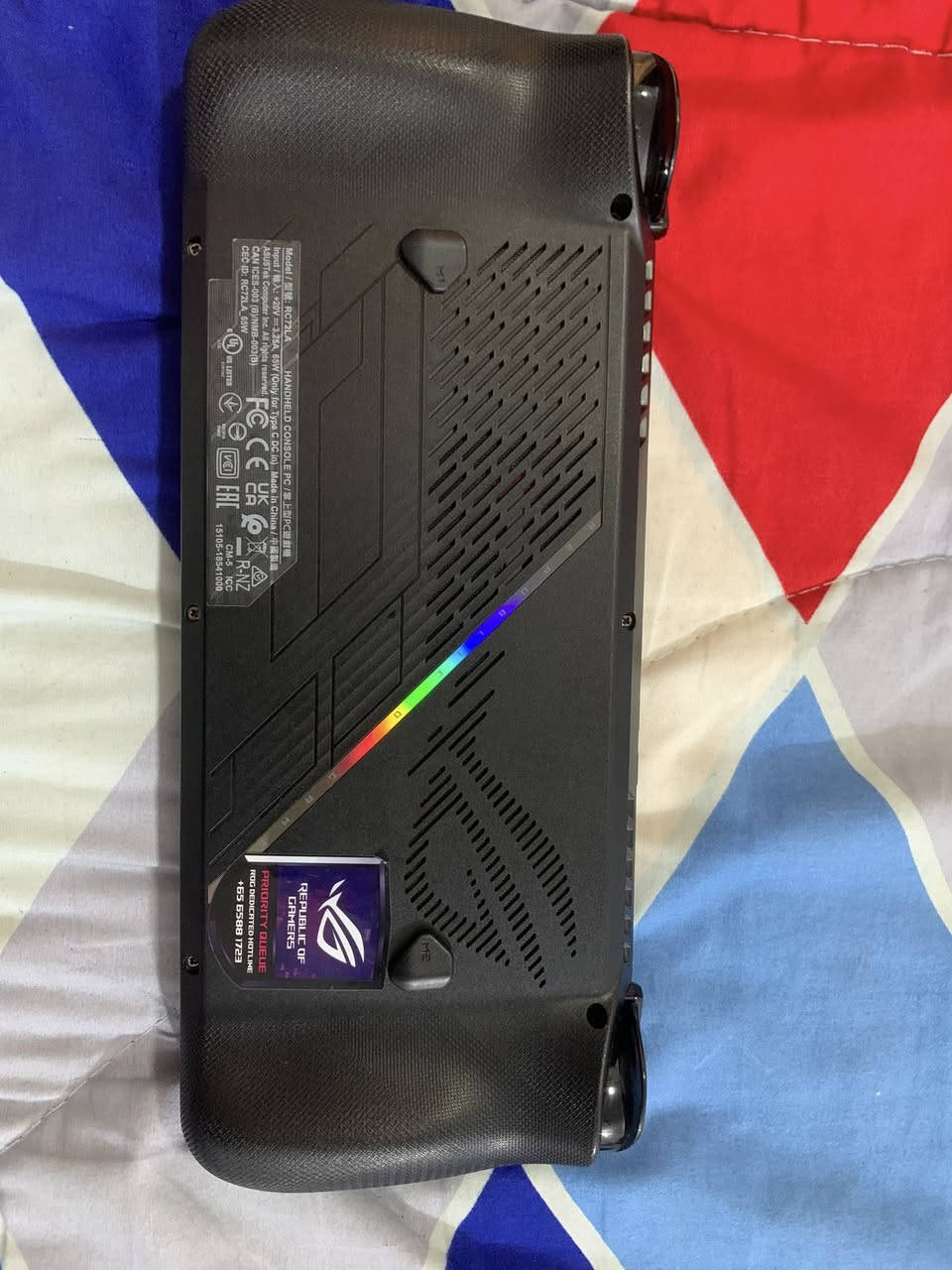 � للبيع جهاز ROG Ally X نسخة حديثة 🔥
• السعة: 1TB
 • الحالة: نظيف جداً
 • بي طخة بسيطة بالكفر (ما تبين ومأثرة عالشكل)
 • صحة البطارية 96% 🔋
 • كامل ملحقاته موجودة ويا الجهاز

السعر: 750


**إذا كنت صاحب هذا الإعلان وتريد حذفه لأي سبب، رجاءا أرسل رسالة إلى الدعم الفني**