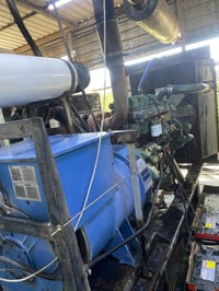 تحيه حب واحترام الى عشاق الفولفو مولد D16 بس محرك سياره وتوليد  500 Kv...