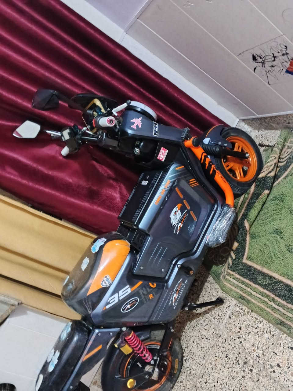 سلام عليكم درجه شحن للبيع بطاريات ريان 5 بس وحد تقر 5 البقيه10  ونص كلشي شغال والدرجه تمشي طبيعي.   وبيه بس جه مالكفر  كسر شويه و      وبيه صندك وبصمتين وسويجيت  الباقيه كله شغل   والله مستعجل عل بيعه سعر400  وتساب *********** مكاني فلوجه حي نزال
