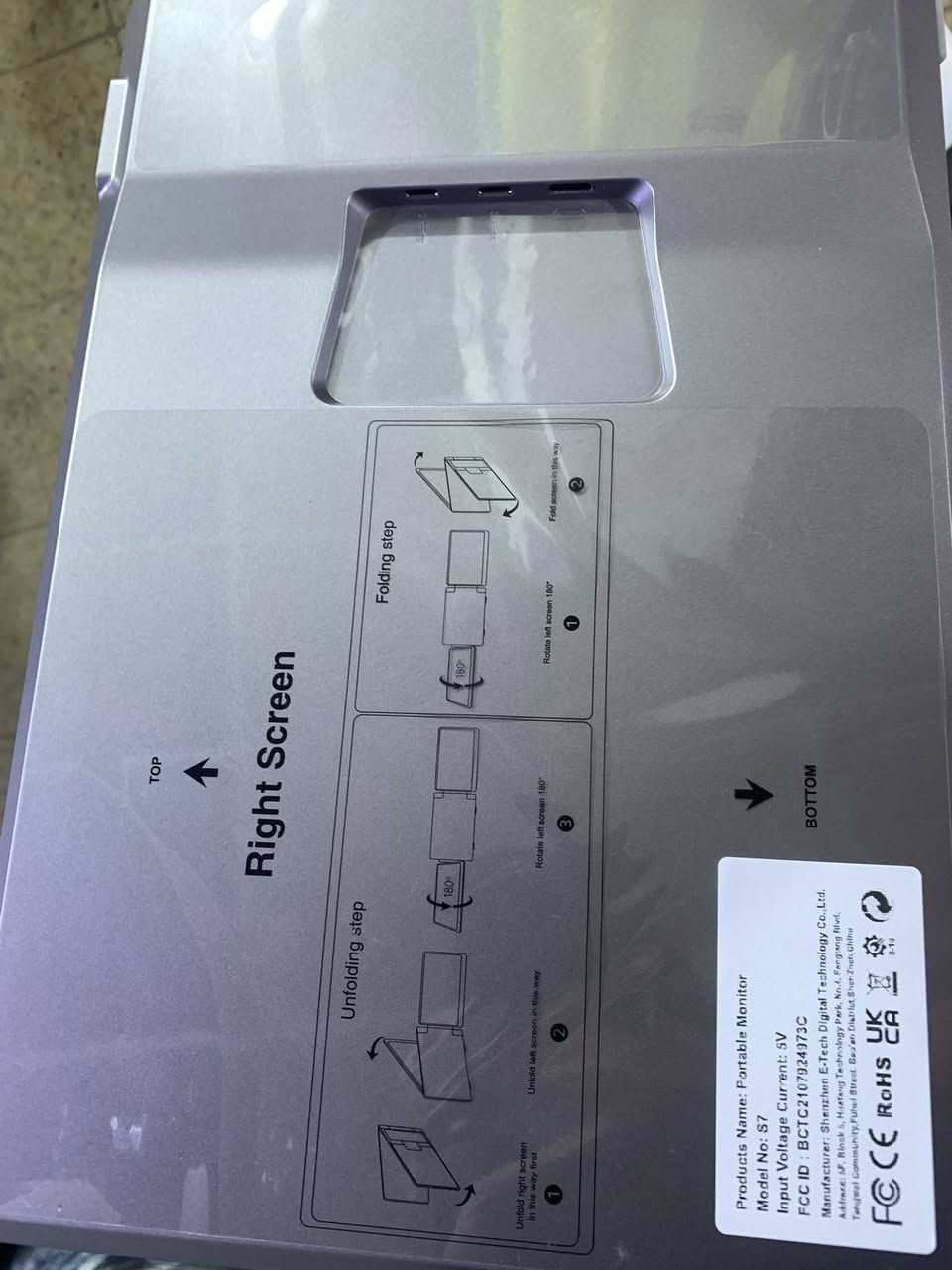 اسم المنتج : Triple Portable Monitor for Laptop 
مواصفاتها كالاتي :
14 inch
16:10
FULL HD 
نظام IPS
180 درجه
تفيد الي يحتاج اكثر من شاشه على الابتوب 
جميع الملحقات موجوده بالصوره 
حالتها جديده جداً غير مستخدمه مفتوحه الكارتونها مالتها بيدي 
 السعر : 150 الف توصيل مجاني


**إذا كنت صاحب هذا الإعلان وتريد حذفه لأي سبب، رجاءا أرسل رسالة إلى الدعم الفني**