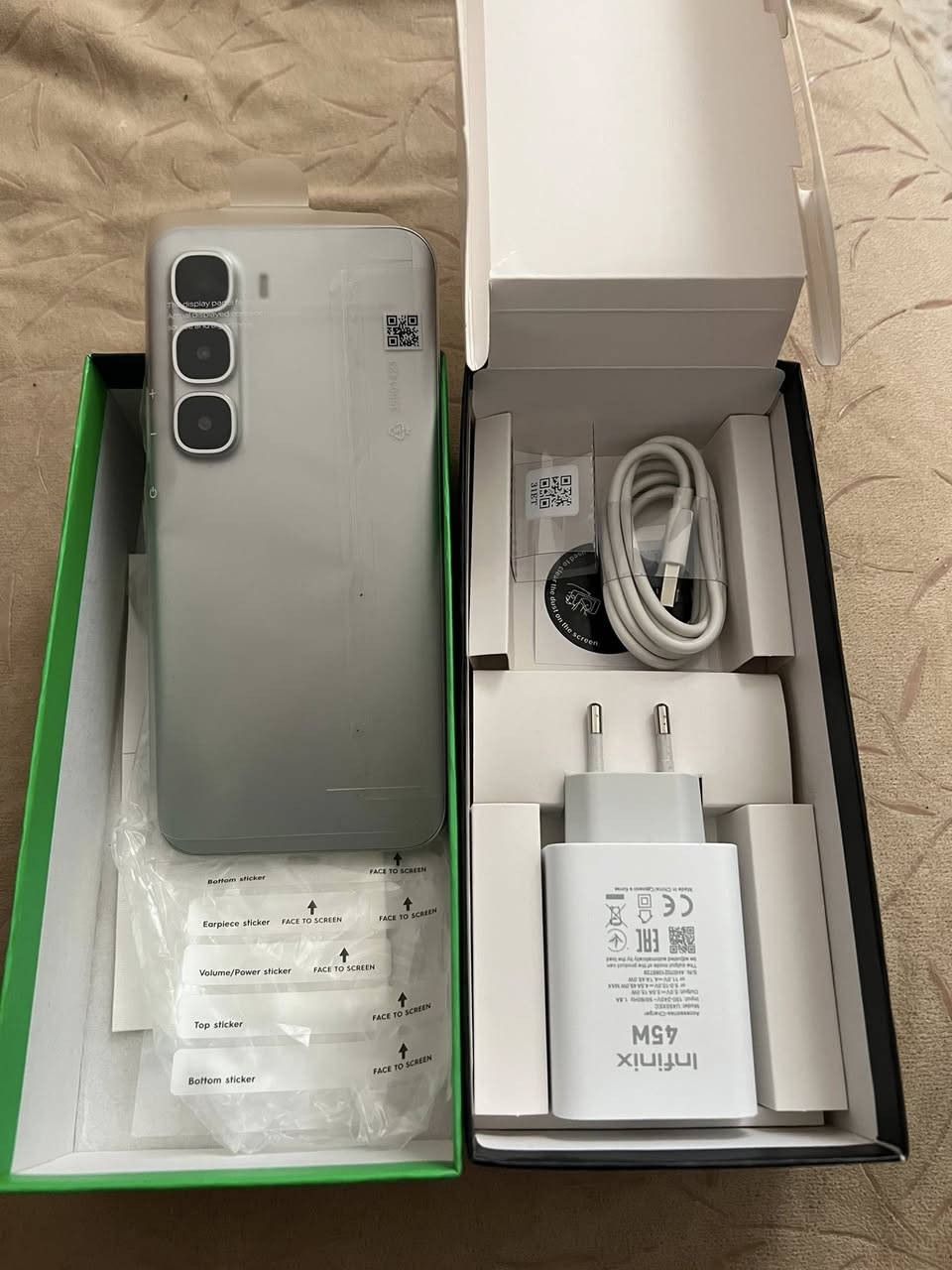 انفنكس هوت 60 برو بلس 

ذاكرته 256 عشوائيّ 16 

مكفول مستخدم اقل من أسبوع 

بعده جديد 

مكاني بغداد البياع 

سعره 250 ألف وفي مجال


**إذا كنت صاحب هذا الإعلان وتريد حذفه لأي سبب، رجاءا أرسل رسالة إلى الدعم الفني**