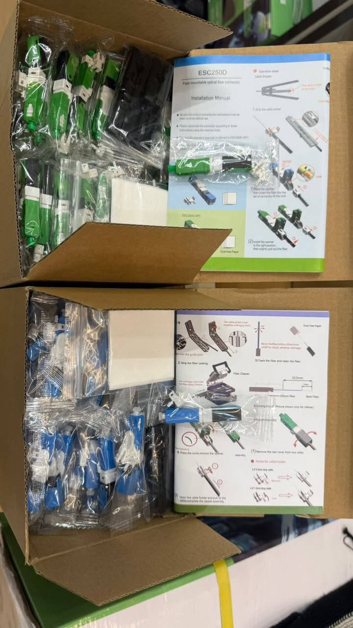 💣 وصلت أضخم كمية من أقوى وصلات Arch بالسوق! 💣
مو أي فاست… هذا Arch شغل مشاريع حقيقي،
تثبيت يضرب صح، أداء ثابت، وجودة تعتمد عليها بالشغل الثقيل بدون رجوع ولا أعذار.
اللي يشتغل فايبر يعرف إن الوصلة هي أساس الشبكة،
وهنا يبان الفرق بين التقليد والأصلي 👊

إذا تريد شغل فايبر مضبوط وبدون مشاكل،
وصلات Single Mode SC/APC & SC/UPC من Arch هي الحل 👌

✅ اتصال سريع وآمن
✅ فقدان إشارة قليل جدًا
✅ جودة عالية تدوم وياك
✅ مناسبة لشبكات FTTH ومزودي الإنترنت
✅ مثالية للفنيين وأعمال الصيانة

📦 الكارتون يحتوي 100 قطعة
🔥 كميات ضخمة جاهزة للتجهيز الفوري

📞 للطلب والاستفسار: ***********

Arch – اللي يشتغل صح يختاره 💪🔥
