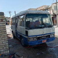 السلام كوستر عريضة موديل 88 السياره جاهزه محرك بانزين كروسيده وكير عكس...