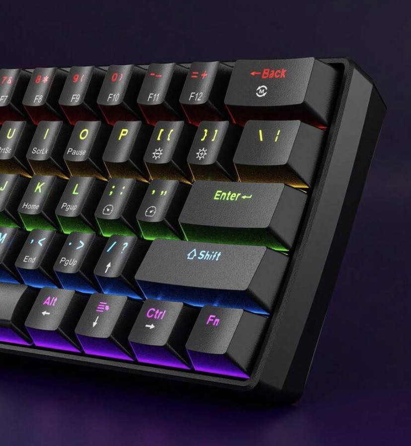 ⌨️ كيبورد الألعاب K61 الميكانيكي – Blue Switch 🔥
استمتع بتجربة لعب وكتابة احترافية مع كيبورد K61 الميكانيكي بحجم صغير وتصميم عصري 👌

✅ مفاتيح ميكانيكية  Blue Switch 🟦(صوت واضح وإحساس قوي بالضغط)
✅ إضاءة RGB متعددة الألوان قابلة للتغيير 🎨
✅ حجم 60% عملي ويوفر مساحة على المكتب
✅ استجابة سريعة ومناسب للألعاب 🎮
✅ يعمل على جميع الأجهزة 
هيكل قوي
معالج داخلي (Intelligent Chip)
✅ توصيل USB مباشر (Plug & Play) بدون برامج

✨ الخيار المثالي للاعبين ومحبي الكيبوردات الميكانيكية!
السعر 25 الف
توصيل 3 الف كل محافظات

📦 متوفر الآن في متجرنا – اطلبه قبل النفاد 🚀


**إذا كنت صاحب هذا الإعلان وتريد حذفه لأي سبب، رجاءا أرسل رسالة إلى الدعم الفني**