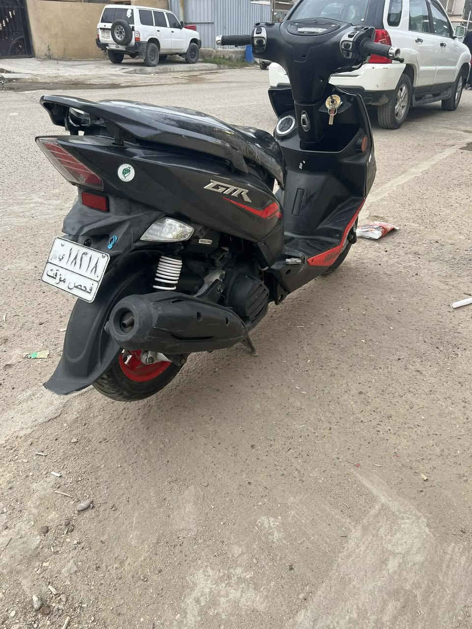 السلام عليكم دراجه جيتي ار مديل 14 دشبول 3 الوان كفاله عامه اوراق كامله  دراجه نازله رمبه قبل شهر بلاديه من الطول لطول برغي ما ناقصها كامله مكمله من كلشي السعر مليون مكاني بغداد البياع رقم *********** بي واتساب
