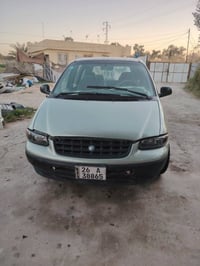 للبيع او مراوس دوج كرفان موديل 1999 رقم جديد انكليزي سياره نضيفه كيروم...