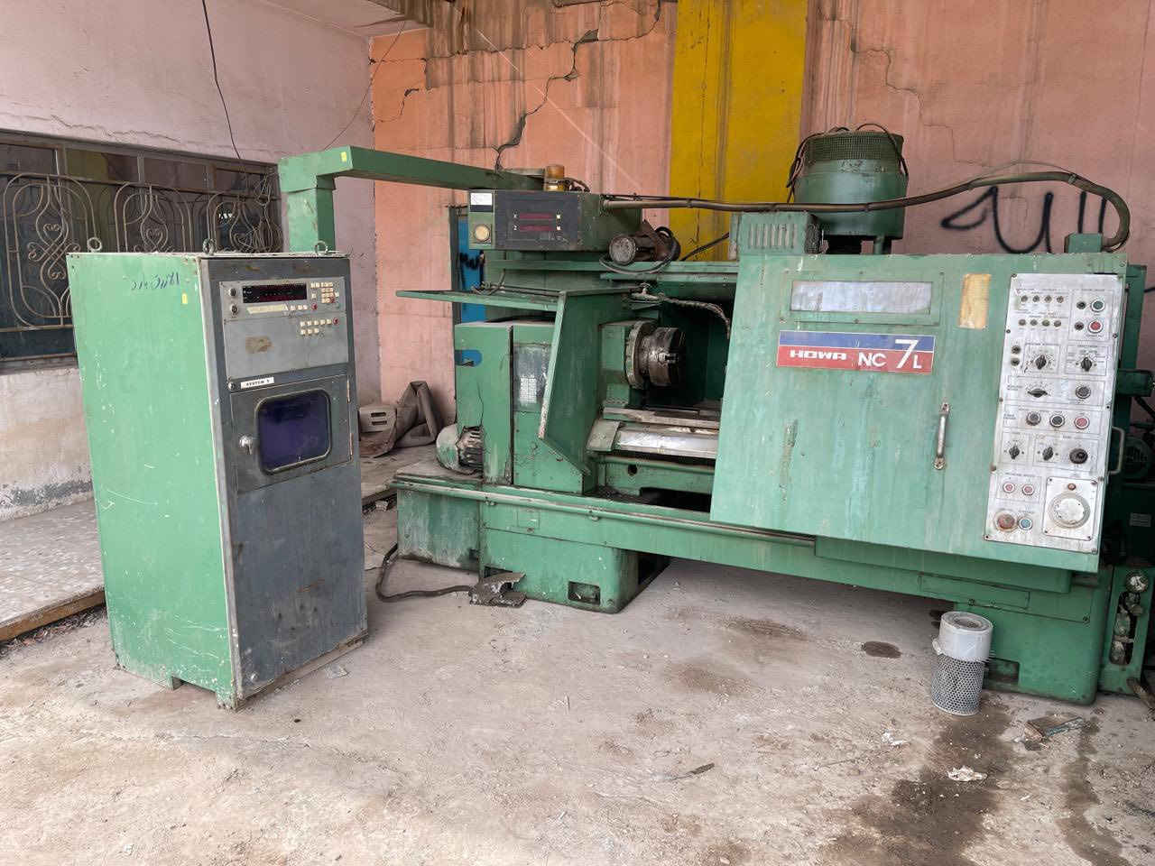 السلام عليكم 
مجموعة مكائن للبيع والسعر جدا مناسب 

تورنات CNC ياباني فانوك /عدد 2
تورنة ياباني مساحة عمل (متر) /عدد 1
تورنة فافون بلادية مساحة عمل (متر) /عدد 1
ماكنة كراين اسطوانية منشأ (الماني) /عدد 1
فريزة دبل كتر /عدد 1
منظومة تصفية سائل تبريد /عدد 1
فرن تقسية حديد /عدد 1 
فراري تعويج بليت يدوي /عدد 1 
منشار ترددي /عدد 1
رولة صغيرة /عدد 1

العدد 11 ماكنة 
العنوان بغداد 
للاستفسار اتصال ع ارقام او مراسلة خاص 
*********** واتساب 
*********** اتصال
