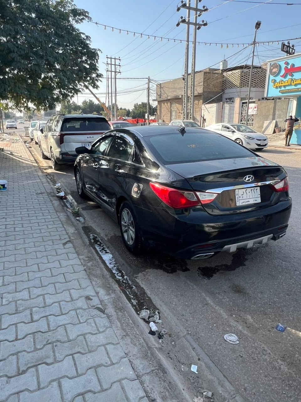 سوناتا مديل 2013 بيه صبغ قطعتين بدون دوخل  مكينه 2400 كشان سايق كهربائ تفه بل كشانت تحكمات ستيرن رقم بغداد سنوته 27 مجده مكينه كير حديده تبريد تخم تايره سياره جاهزه/ رقم الهاتف *********** اني مكلف بل نشره/ مكاني نجف/
