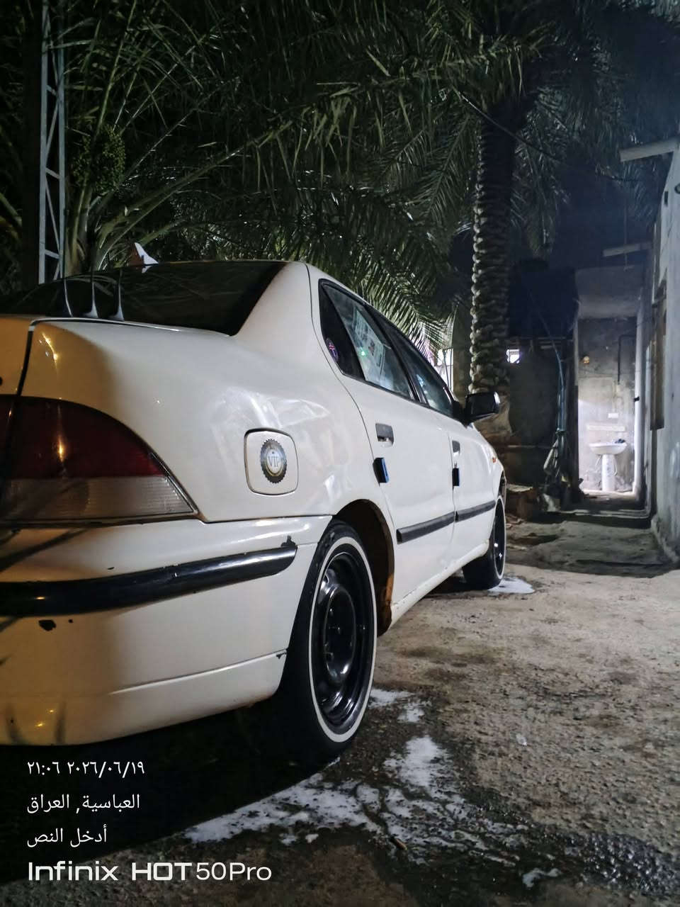 سلام عليكم 
للبيع سمند مكفوله كفاله عامه ما عده بس البنيد 
مكينه وكير كارتون 
حداديه وره كدام جديده كهربائيات كله شغاله تخم تاير ابو الخطه  ويل ابو الفلس 
رقم قاسيه 
السياره جديد 
مكان نجف كوفه 
***********
