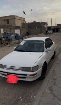 كورلا موديل 94سنويه منتهيه رقم مثنى مكينه وكير كارتون مصبوغه جماليه تب...