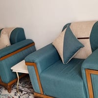 طقم كنب • خشب اصلي • نظيف