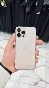 إيفون 13برو ماكس مبدل ضهر اصلي بطاريه 72ذاكره 512 الشاشه مضربه بس ما م...