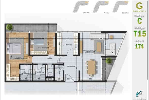 للبيع شقة في مجمع كاسو (المنطقة الخضراء)  مساحة 174 متر ط١٥ عمارة C2 سعر  مناسب جداً  اطلالة vip على ابونؤاس والبنك المركزي ونهر دجلة للاستفسار *********** مباشر من المالك
