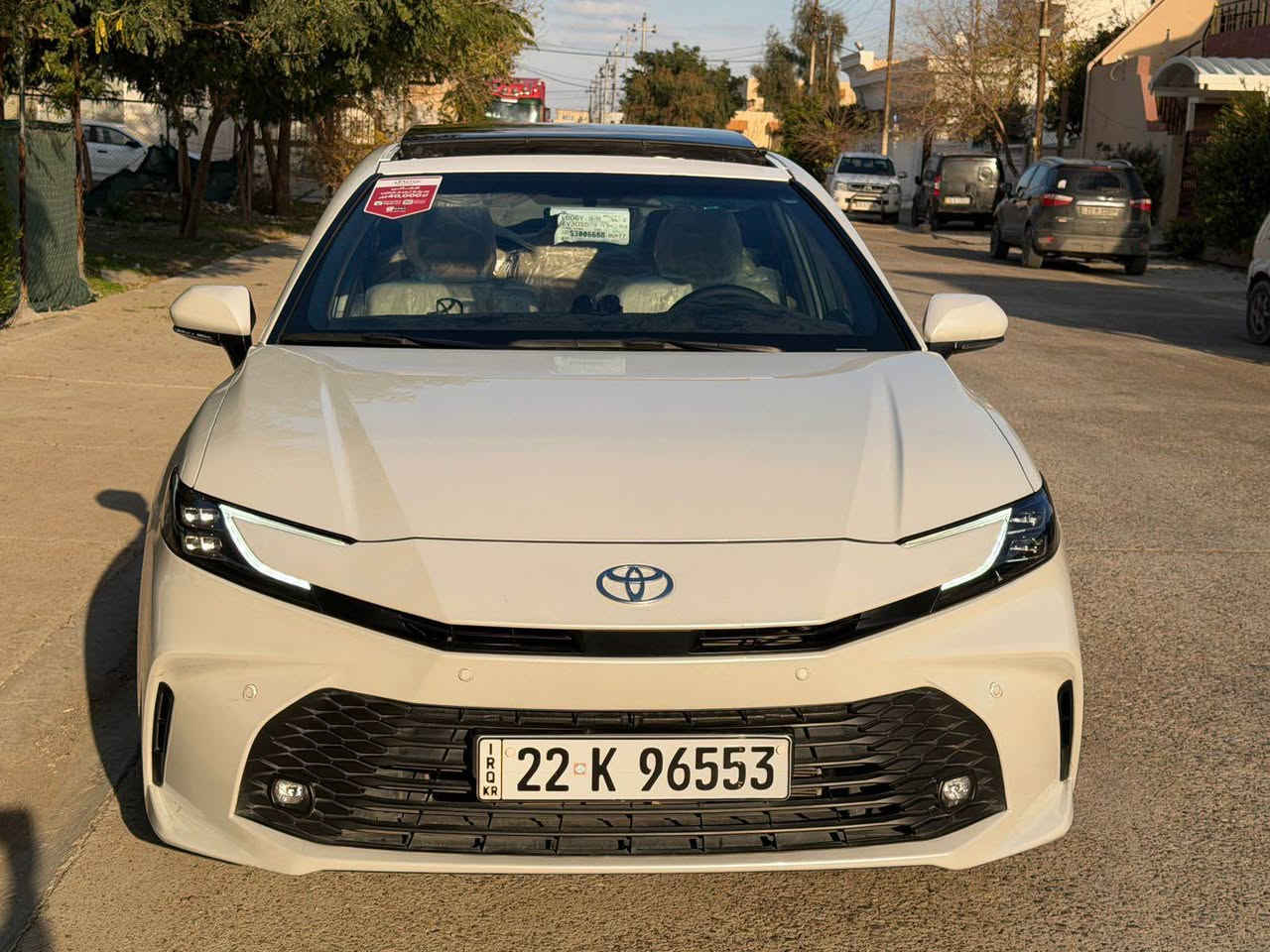 تويوتا كامري خليجي 2025 خليجي صفر شركه سازي مواصفات LE محرك 2.5 او هايبرد سياره ماشي18هزار كيلو متر سيارة بسمنه شرط تحويل سنويه هزة براد كوله جديددفتر بانزين بي مواصغات السياره معروف
سقف بانو راما
هندبريك بصمه
داخل اصفر
لايتات ليد
بكلايت ليد
حساس امامي 
حساس خلفي
رادار امامي 
رادار جانبي 
رادار خلفي
شاشه كبير
اوتو هولد
سيارة بدون صبغ بدون رصعه بدون بارد شرط تحويل بيع نقد بدون قصط او مده او مراوس سعر السيارة 
(318$)بي مجال بصيط لطيبين مكان كركوك
***********
*********** كركوك, العراق
