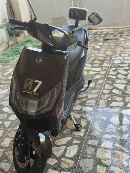 دراجه BENBAO A7
السرعه/80k
المدى/ 65Km
الملف/1800
تتحمل وزن 250Kg
6بطاريات 32 امبير 
دبلات هايدروليك 
مانع سرقه +منفذ شحن 
4 سرعات 
الدراجه 2025 
ما سالها شهر من مشتغله 
الدراجه بعدها زيرو 
بصمه تشغيل عن بعد 
مكان بغداد الزعفرانيه***********  
السعر 850وبيها مجال بسيط
