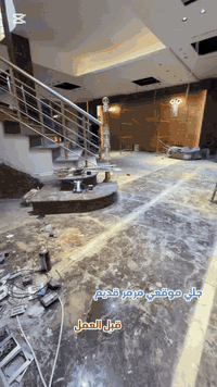 جانب من أعمال جلي موقعي مرمر باستخدام أحدث الجلايات ومواد  ايطالية   ج...