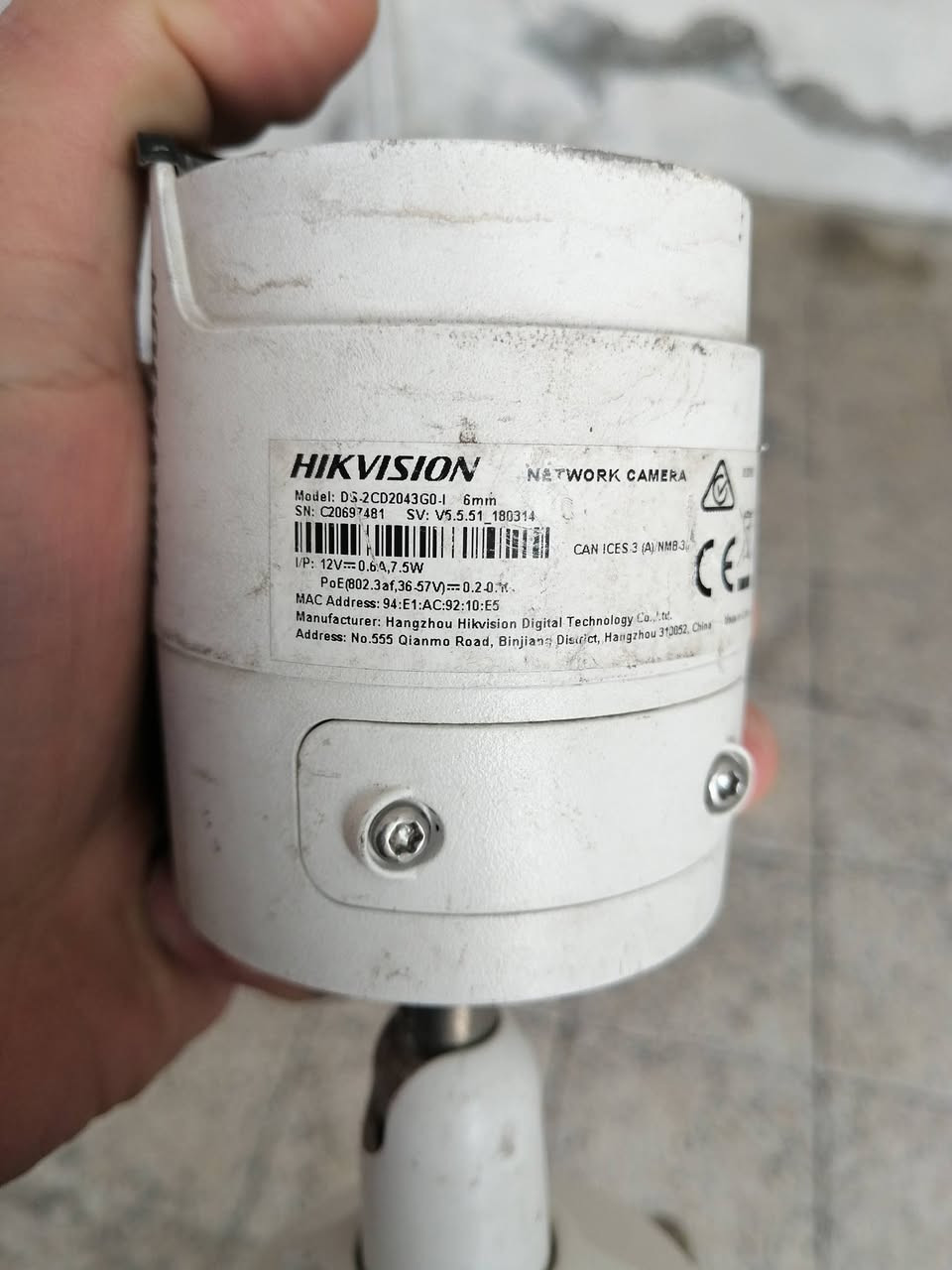 للبيع كاميرات ip شركة هيك فجن
4 ميكا poE
الموقع موصل حي الرساله قرب التفك لايت
يوجد خدمة توصيل 
التواصل واتساب و اتصال 
***********
***********
