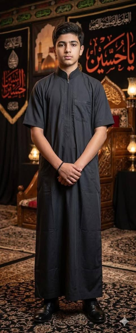 #توفر_دشداشة__ولادي نص كلبية اسود
من عمر سنتين2 الئ _12 سنة
أهلاو_سهلا_بكم🖤🖤🖤🖤🖤🖤🖤 
العنوان كربلاء المقدسة حي العامل سوق الاخير القديم خلف متنزه العبير جديد الاستفسار#و_***********

