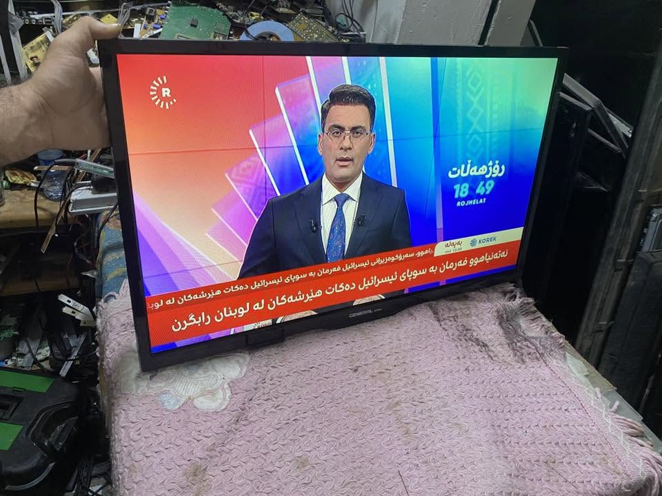 تيفي شاشة 32 ماركةي جنرال GENERAL 4K وةجبةي ١ زور باك و بي عةيبة شويني 3Hd هةية و شويني فلاشي هةية بة زةمان بو نرخ نامة بنيرن يان تيل بكةن ***********
