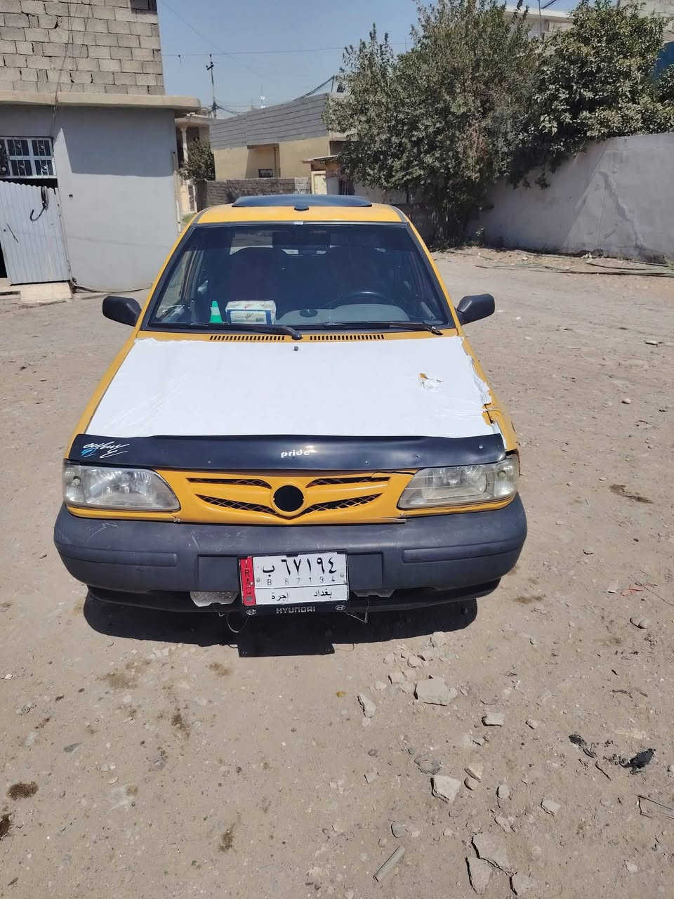 سايبه للبيع 12مكينه وكير شرط شاصي ملحوم كابون بيه اني شرعي  غرمات عليه 600الف الهيئه عليه 300الف عل مشتري السعر 15مكان موصل وادي حجر رقم مبيل ***********
