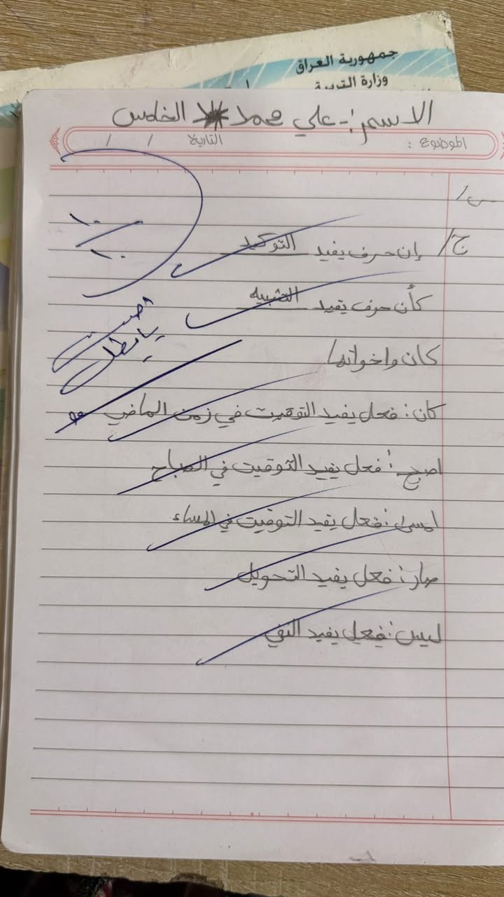 دروس الصفوف الاوليه معهد الزعفرانيه نهايه الاربع شوارع شارع عبيد الفيتر الفرع السابع ***********
