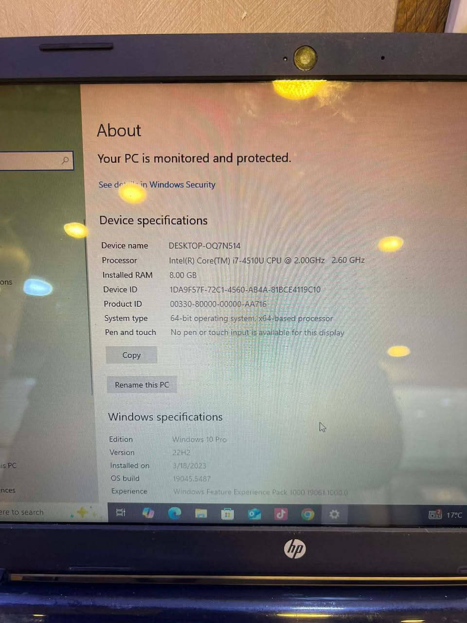 السلام عليكم لابتوب HP للبيع كامل تفاصيل بصور بعدها جديده للستفسار اتصل ع رقم 
***********
