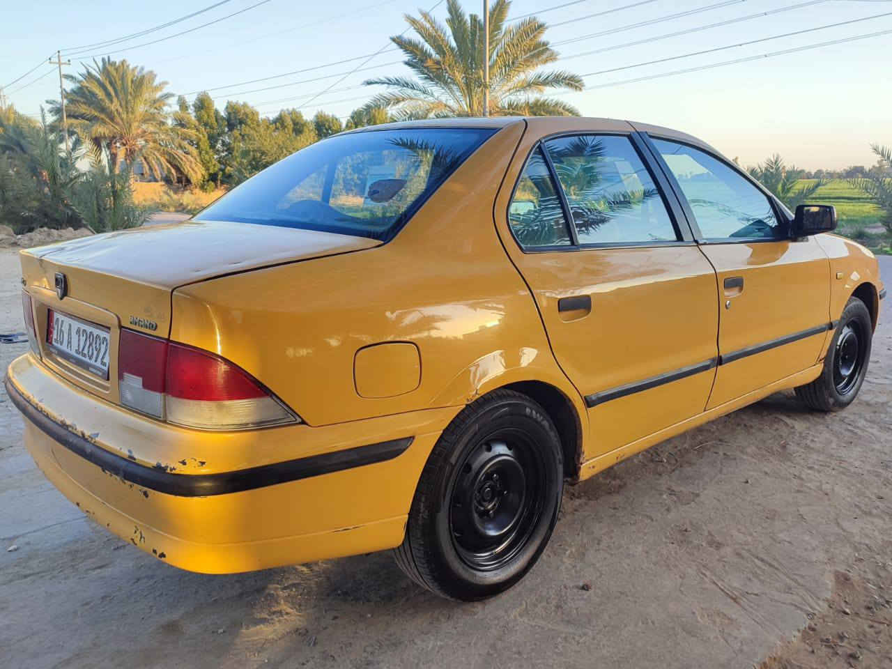 سلام عليكم للبيع سمند تكسي 2010 رقمه قادسيه انكليزي بسمي مصفره سنويه ل31 سياره مكفوله من صبغ وضربه حلوه وجاهزة مكينه وكير كفاله حداديه تخم تاير دواخل حلوه ونظيفه اي استفسار *********** مكاني نجف مشخاب
