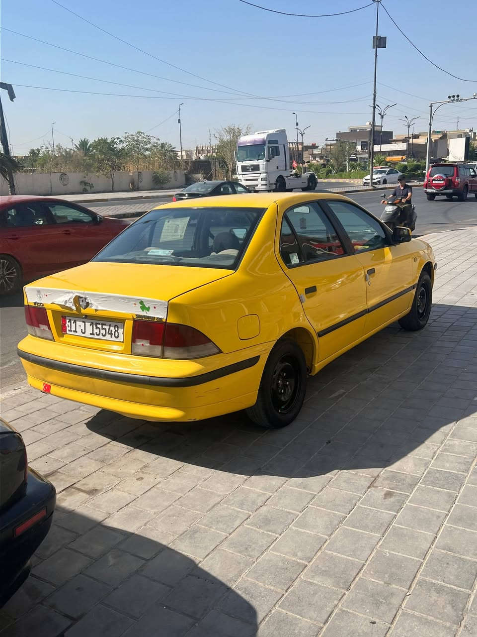 سمند ٢٠٠٩ ليموني مكفوله  بدون صبغ
مكينه كير تبريد مكفول 
كهربائيات شغاله 
حداديه جديده 
تايرات امامي جديد 
راديتر جديد ٣ سراوات انسى الحماوه 
سياره جاهزه بأسمي رقمهه بغداد سنويه جديده 
مكاني بغداد الشعب 
السعر ٤٠ وبيهه مجال  قليل 
***********
