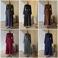 فستان كلوش • هوريم دابل تركي • مقاسات 38–46