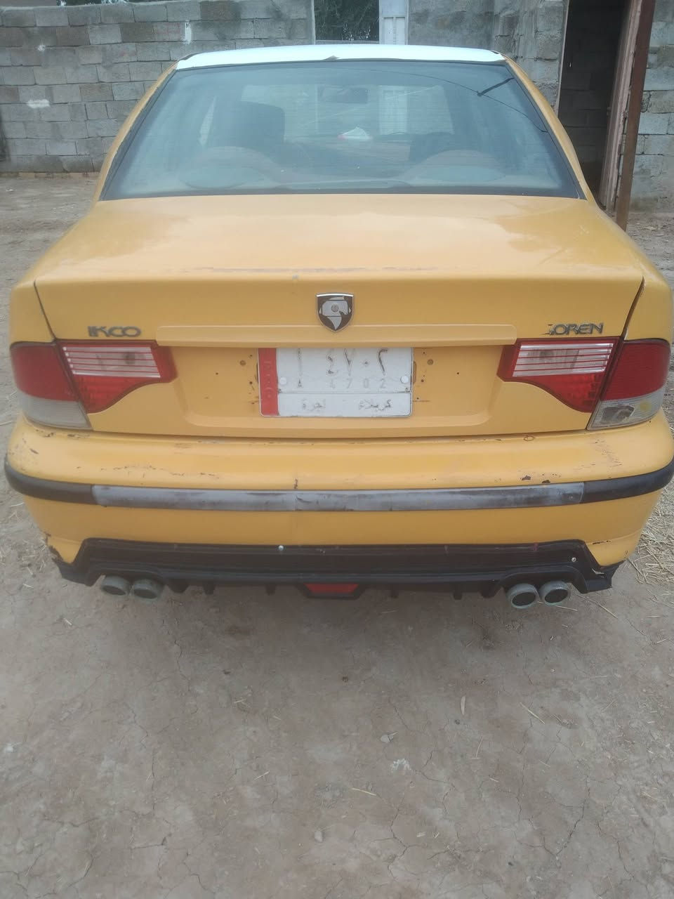 السلام عليكم سياره سمند للبيع موديل 11 رقم كربلاء مشروع وطني السياره كير محرك كهربائيات تخم تاير مصفره هيئه وغرامات السنوية مجدده لنهاية ال27 رقم ألماني المالك ديوانية موجود يمي الكشر شوف العين يعني الكشر مامكفول بيع مستعجل السعر 17 وبيها مجال *********** لكن شرط مداور
