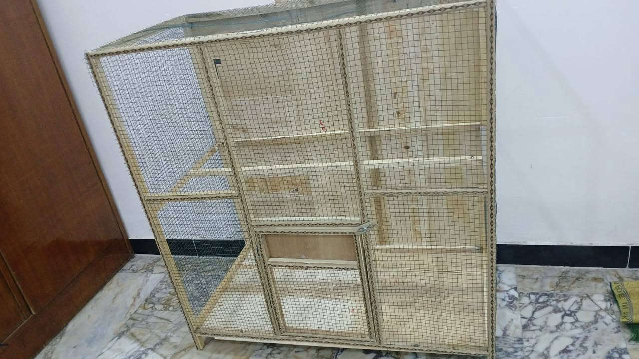 يالله
متاح 
قفص تفصال مرتب وحلو 
شغل عدل 
قياسات 
العرض103سم
الارتفاع 110سم
النزال50سم
مكاني بصره حي شرطه شارع السيد 
للتواصل وات ساب ***********
بسعر مناسب 30الف 
وشراي يدلل
