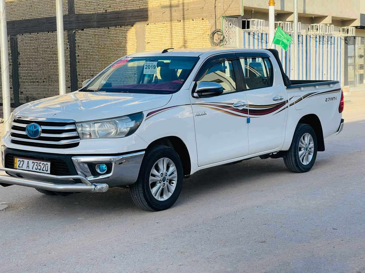 السلام عليكم
بيكم هيلوكس  البيع
مديل 2019
رقم انكليزي 
كير ومكينة وحدادية مكفولات شرط 
كير تماتيك 
تبريد ثلج
سنويه ل 2030
بيه رشه صبغ بصيطه
السعر 218 
مكان السياره السماوه 
الاستفسار ***********
