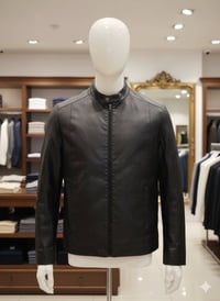 قميص جلد • اسود • الزنجيلي