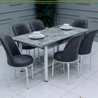 ميز طعام • ٦ كراسي • سلايت تركي