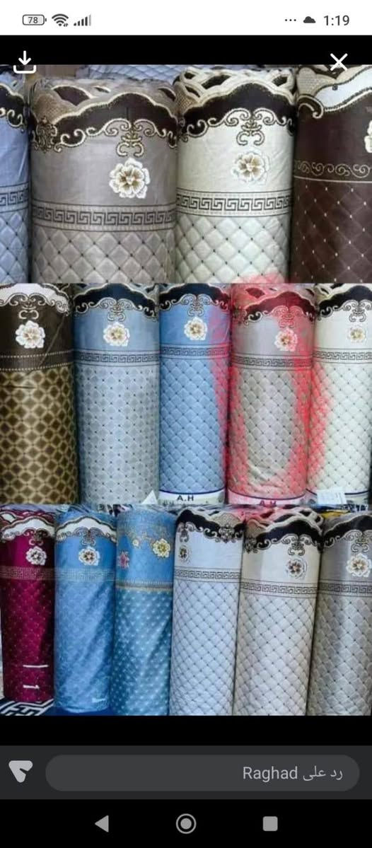 هم جمال وهم ترتيب وهم رخص 😍
مفرش تخم 10 مقعد بـ15
فرشات 5 بـ25 صور خاااص


**إذا كنت صاحب هذا الإعلان وتريد حذفه لأي سبب، رجاءا أرسل رسالة إلى الدعم الفني**