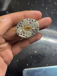 خاتم فضة925 • 47غ • ياقوت افريقي