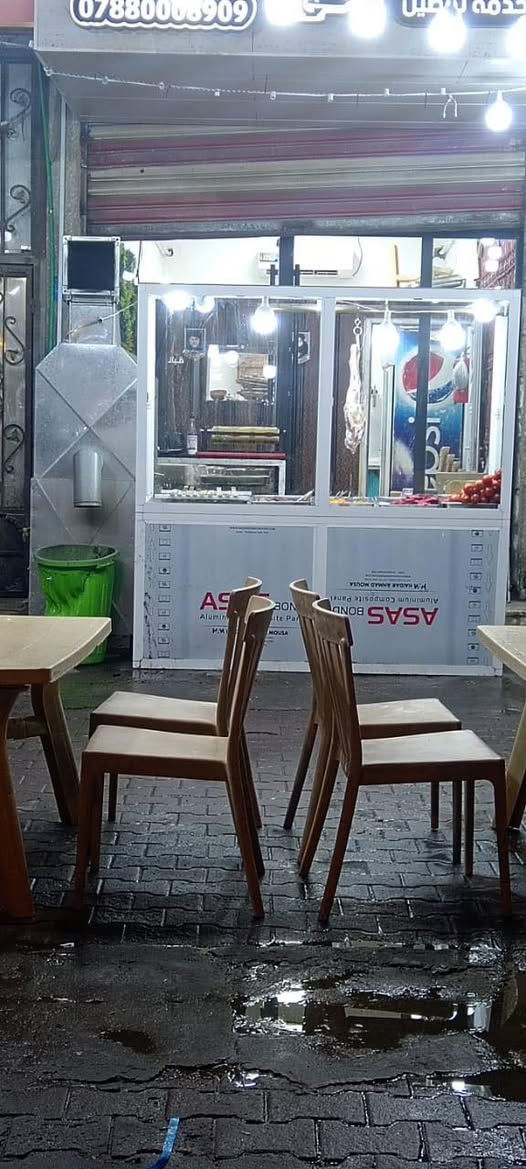 سلام عليكم محل مشاري متكامل للبيع عنوانه البصره القديمه شارع عام مقابل باجه ابو عيس قريب على جامع البصره الكبير لاستفسار وتواصل ومعرفه السعر يرجاء تواصل على صاحب هذا رقم *********** موجود واساب او اتصال
