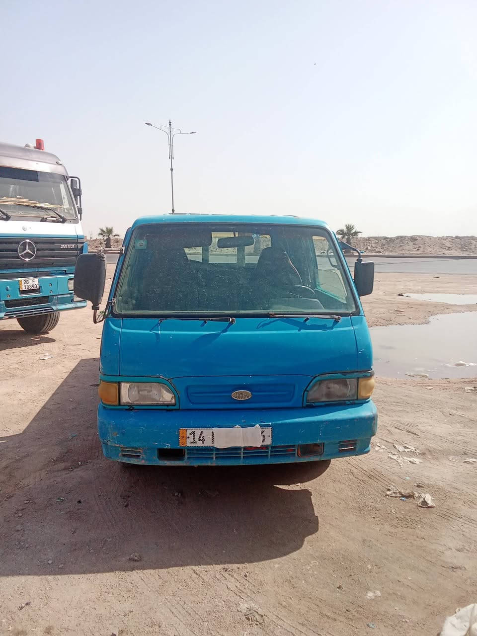 كيا بنكو 1995 رقم بصره نكليزي جاهزه للعمل مكان السياره الزبير اشعيبة *********** السعر45 معاالمجال
