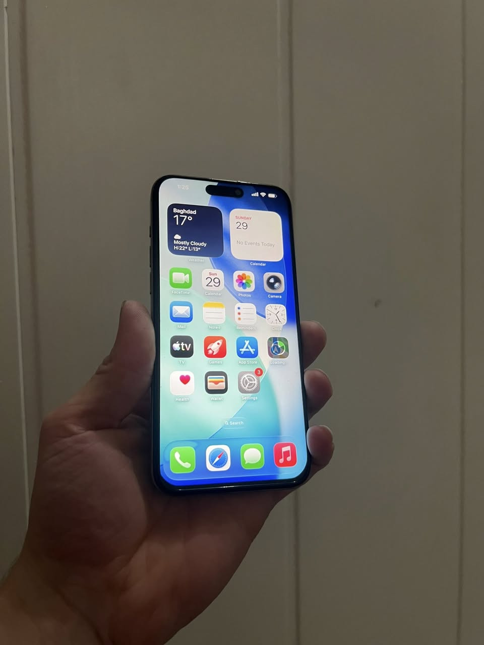 ١٥ پرۆ ماکس 

٢٥٦ گیگا
٢ سیم کارت 
پاتری ١٠٠

مۆبایلەکە شاشەو پاتری گۆراوە بە شتیکی زۆر باش شەکلو جامی نیە 
فەیس ئایدی مەزبوتە@

نرخ ٣٨٥ دۆلار کمیک مەحامەلە

گەیاندن هەیە


**إذا كنت صاحب هذا الإعلان وتريد حذفه لأي سبب، رجاءا أرسل رسالة إلى الدعم الفني**