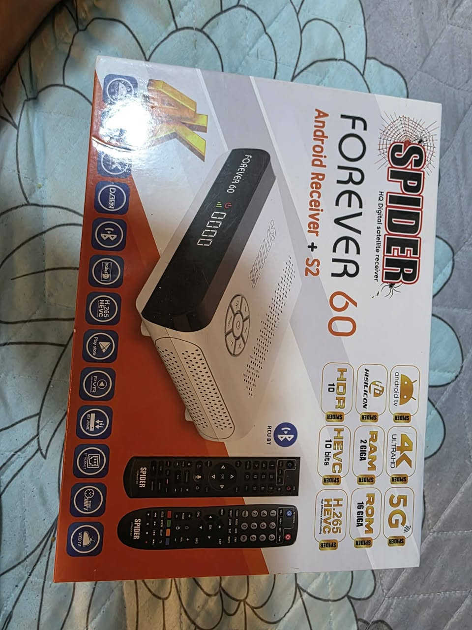 جهاز سبايدر 4k فوريفر 60 فاتح البنفسجيه للشهر 9


**إذا كنت صاحب هذا الإعلان وتريد حذفه لأي سبب، رجاءا أرسل رسالة إلى الدعم الفني**