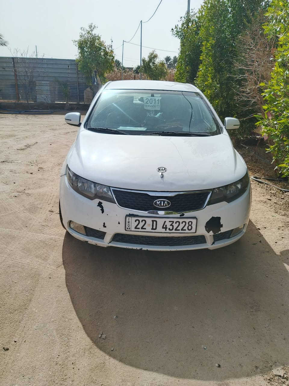 سلام عليكم
سياره سيراتو 2011بيها قطعتين. محرك 16. السياره  بأسمي   رقم اربيل تحويل ثاني يوم  سعر 98 وبيها مجال شي بسيط  اي استفسار الاتصال  على  رقم ***********
