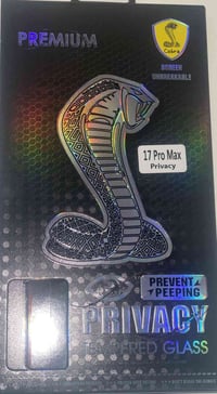 لزقات ايفون من 11 الى 17 برو ماكس مضللة وعادي كوالتي عالي ضد الكسر عدد...