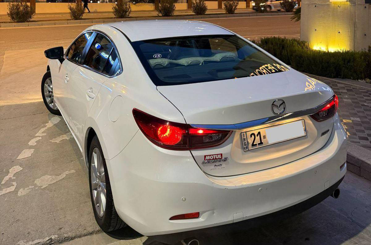 مازدای 6 مۆدیل 2016
 خلیجی ناو زەرد مەکینە ٢.٥ 
٢ مۆدی لێخورین (سپۆرت-عادی)
١٧٦٠٠٠ حەقیقی ڕۆشتووە
گێڕو مەکینەی بە شەرت 
٤ تایەی تازەی بۆ بەسراوە
کامل سێرڤز کراوە و پێش و دواشی تازە داگیراوە
ڕەقەموو هەزەو سەنەوی تازەیە تا ٢٠٢٩

سعر لە کۆمێنت داوابکە ڕاستەخۆ بۆت دیت 📩 

پێش و دوای کەپسە 
١ دەرگای بۆیاخە و لەگەڵ ٣ پەڵەی بچوکی بۆیاخە
٢ بست تەعدیلی هەیە

ژمارەی خاوەنی 
***********
