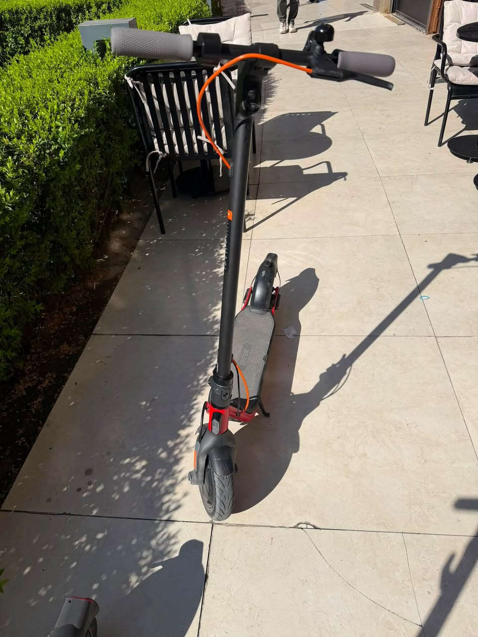 سكوتر Ninebot
Kickscooter D28E 
اوربي اصلي اخو لجديد مستعمل شهر وكم يوم للبيع بداعي السفر 
بطاريات جدد وشاحن الاصلي السعر ٢٠٠ الف 
شرط الفحص بتدخل ع التطبيق وبتشوف بعينك كلشي 
تتحمل وزن ١٢٠ كيلو مناسبة جدا للاستخدام اليومي


**إذا كنت صاحب هذا الإعلان وتريد حذفه لأي سبب، رجاءا أرسل رسالة إلى الدعم الفني**